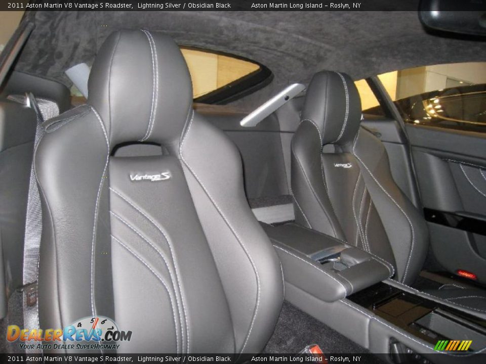 Obsidian Black Interior - 2011 Aston Martin V8 Vantage S Roadster Photo #15