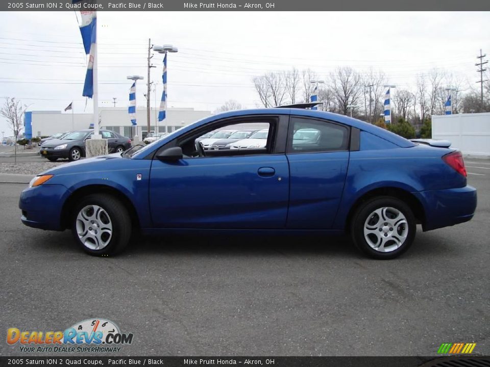 2005 Saturn ION 2 Quad Coupe Pacific Blue / Black Photo #2