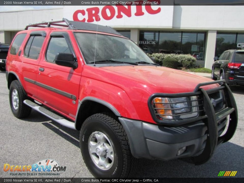 2000 Nissan Xterra SE V6 Aztec Red / Dusk Photo #1