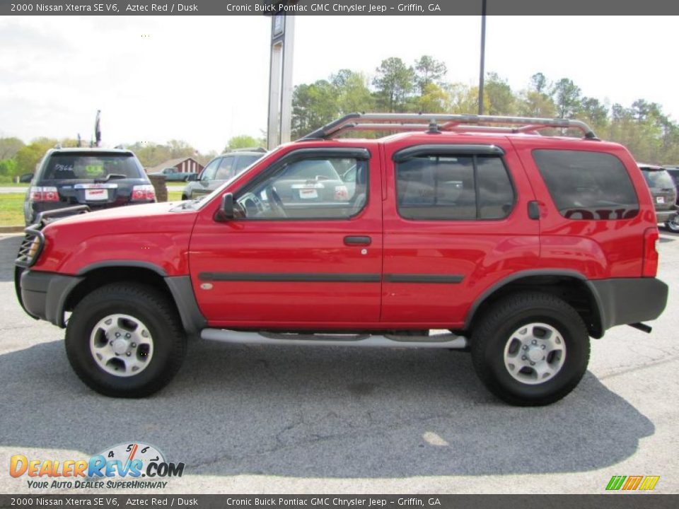 2000 Nissan Xterra SE V6 Aztec Red / Dusk Photo #4