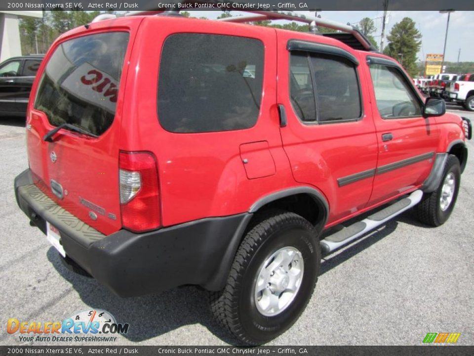 2000 Nissan Xterra SE V6 Aztec Red / Dusk Photo #7