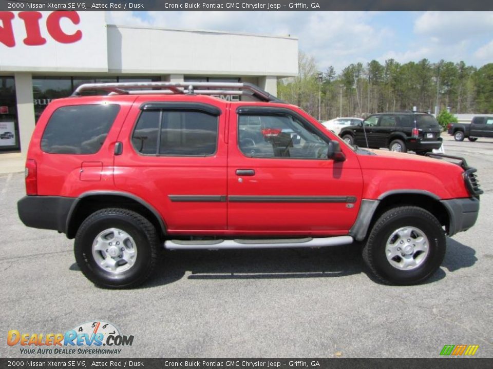 2000 Nissan Xterra SE V6 Aztec Red / Dusk Photo #8