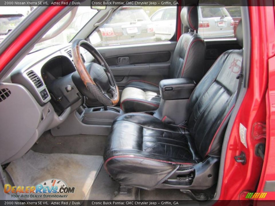 2000 Nissan Xterra SE V6 Aztec Red / Dusk Photo #10