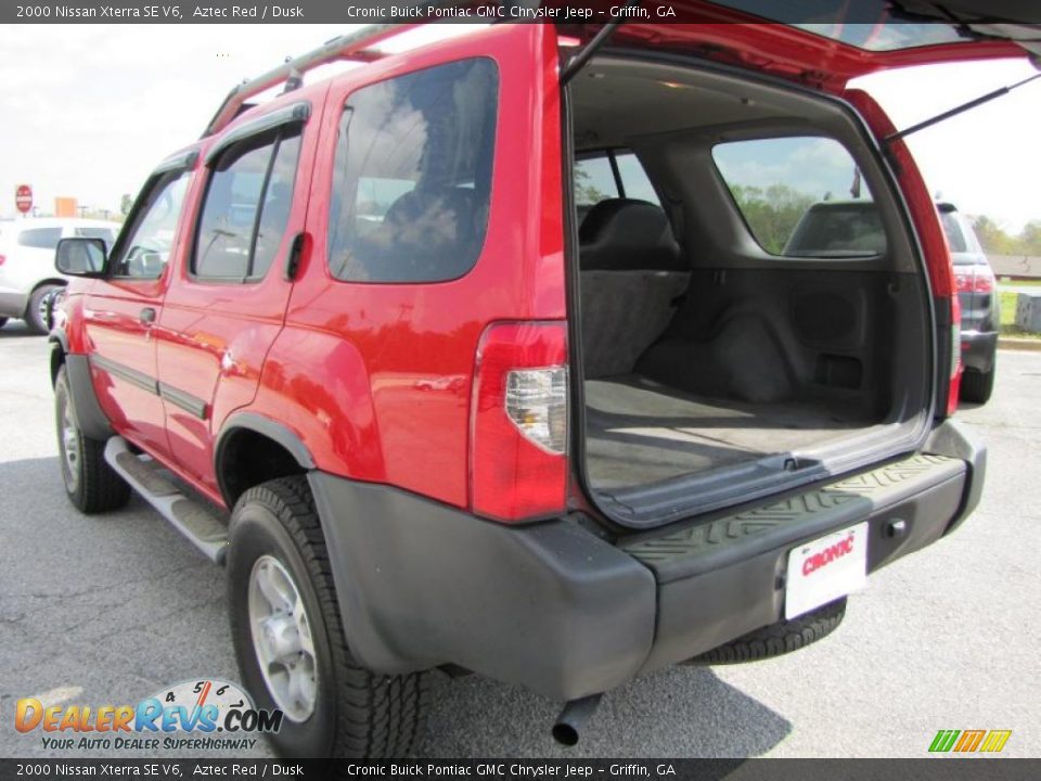 2000 Nissan Xterra SE V6 Aztec Red / Dusk Photo #13