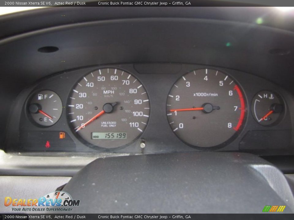 2000 Nissan Xterra SE V6 Aztec Red / Dusk Photo #21