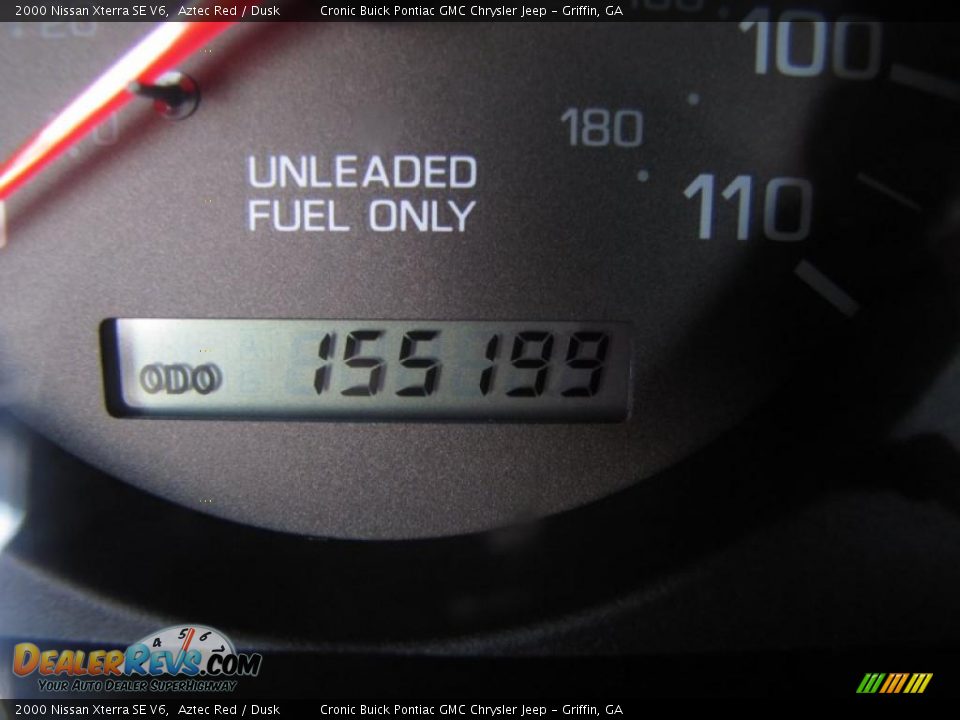 2000 Nissan Xterra SE V6 Aztec Red / Dusk Photo #23