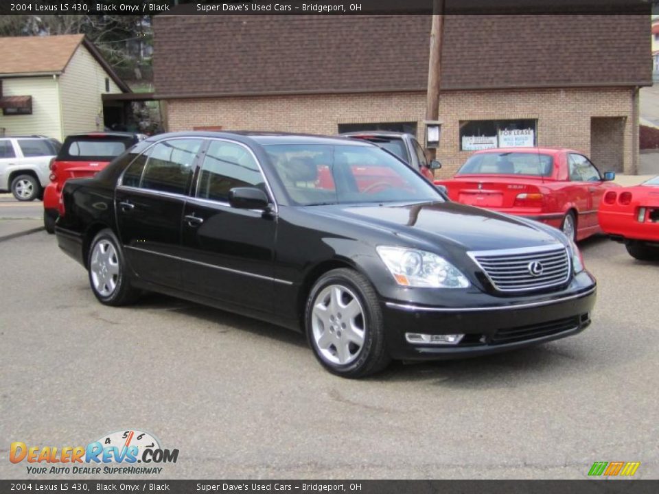 2004 Lexus LS 430 Black Onyx / Black Photo #1