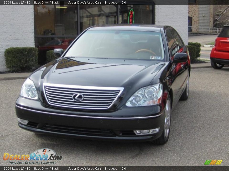 2004 Lexus LS 430 Black Onyx / Black Photo #3