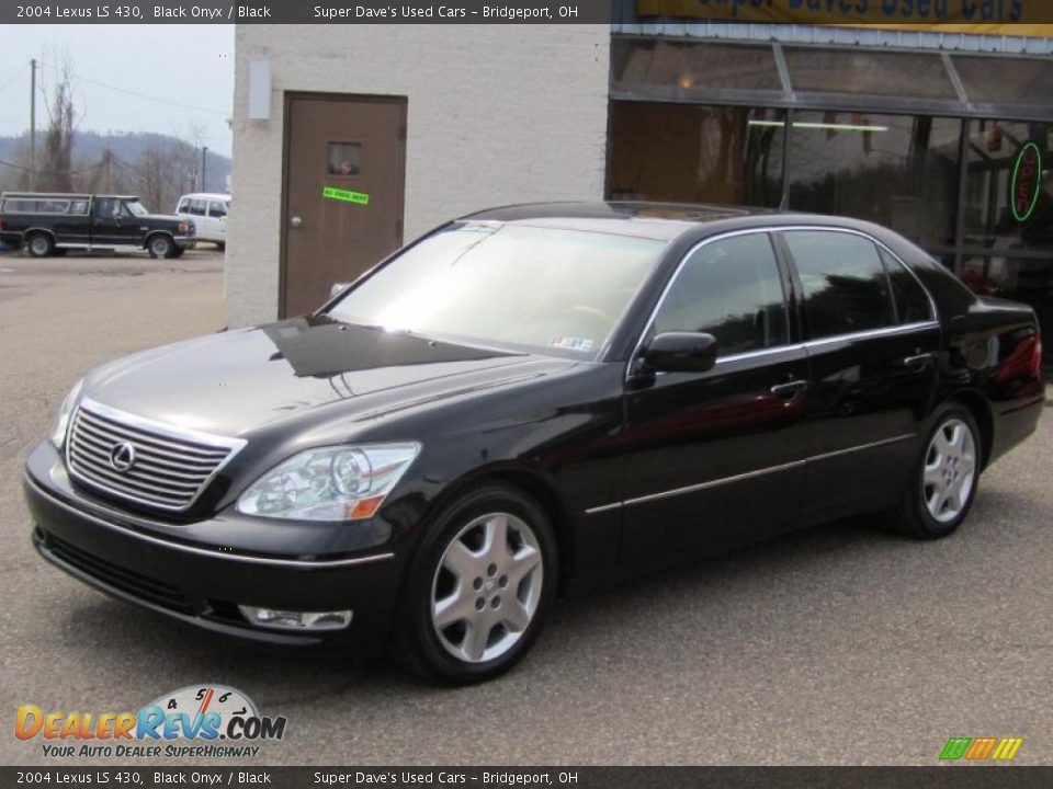 2004 Lexus LS 430 Black Onyx / Black Photo #4