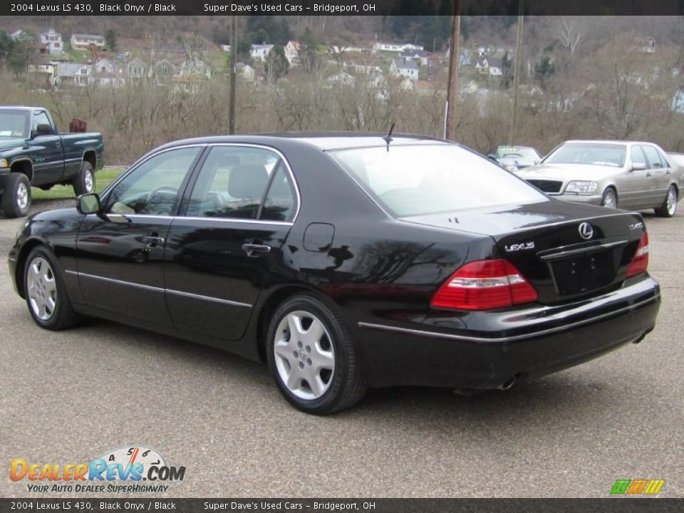 2004 Lexus LS 430 Black Onyx / Black Photo #5