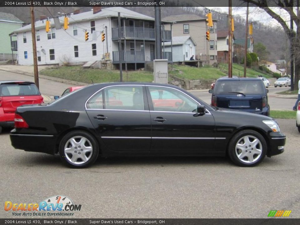 2004 Lexus LS 430 Black Onyx / Black Photo #9