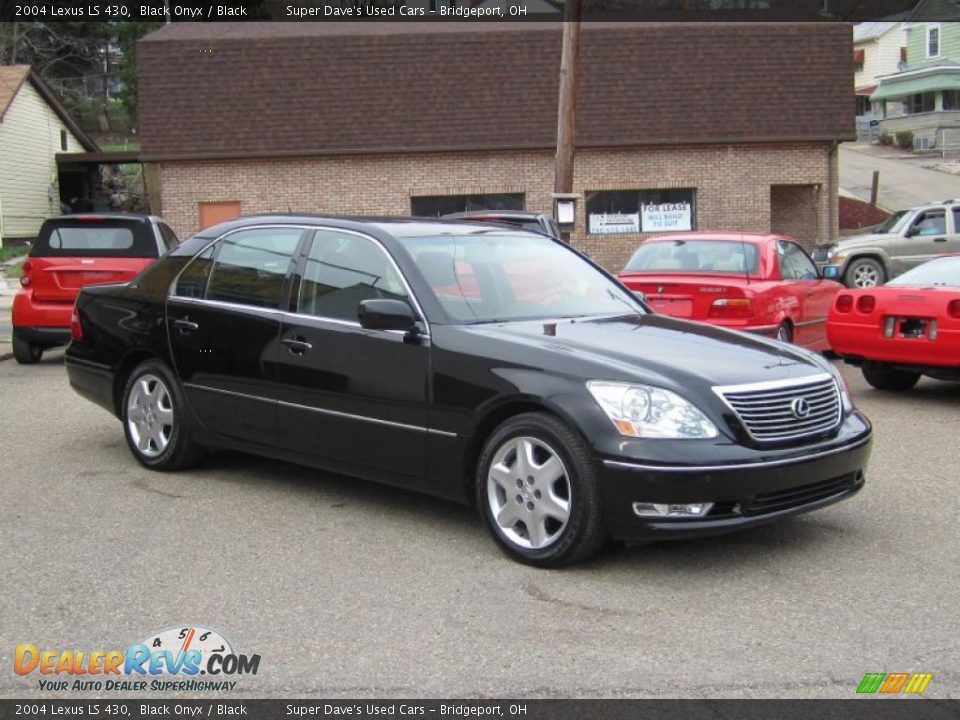 2004 Lexus LS 430 Black Onyx / Black Photo #11