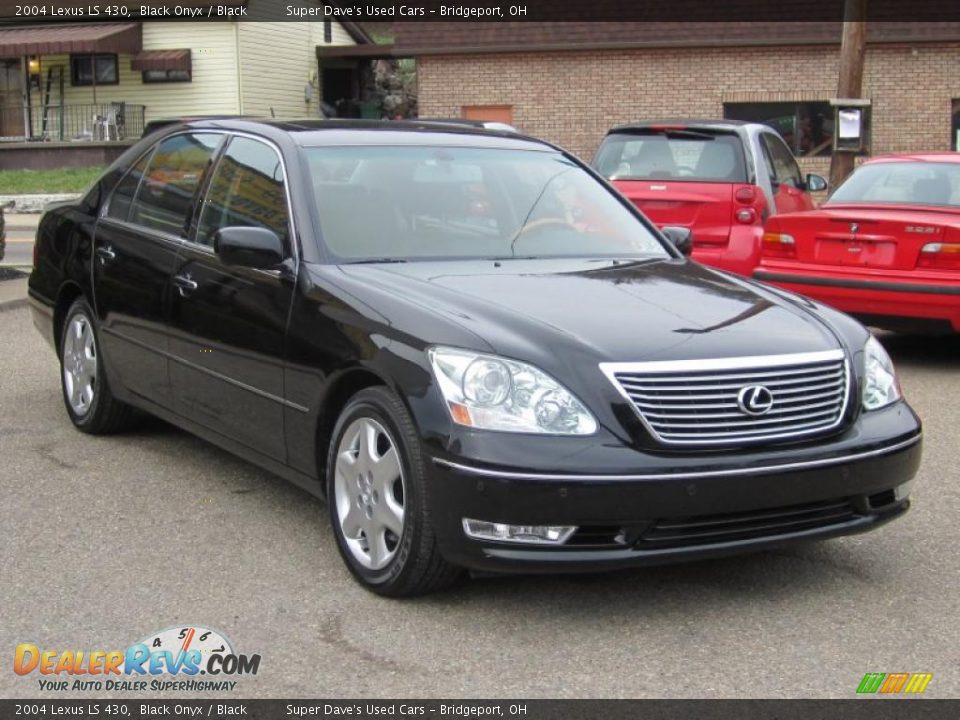 2004 Lexus LS 430 Black Onyx / Black Photo #12