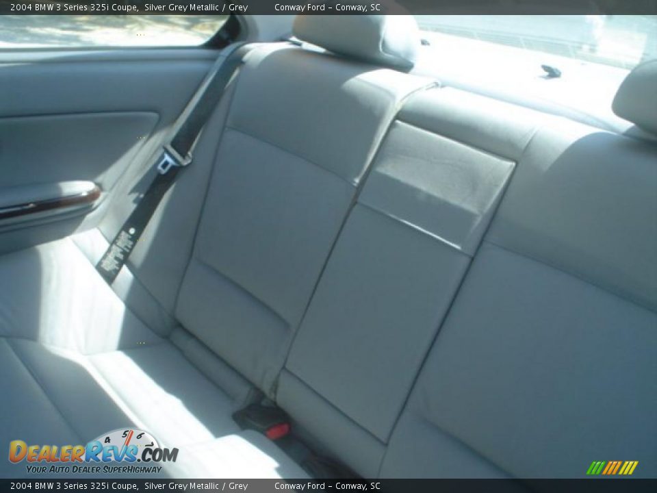 2004 BMW 3 Series 325i Coupe Silver Grey Metallic / Grey Photo #15