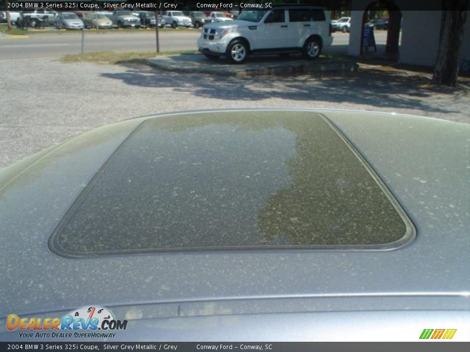 2004 BMW 3 Series 325i Coupe Silver Grey Metallic / Grey Photo #19