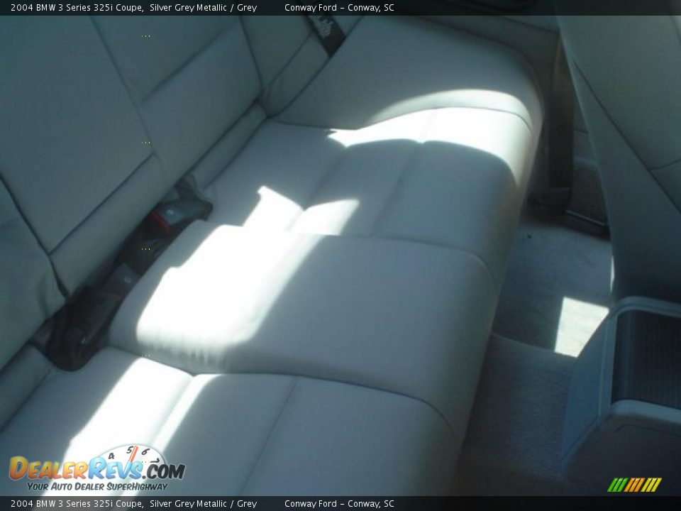 2004 BMW 3 Series 325i Coupe Silver Grey Metallic / Grey Photo #20