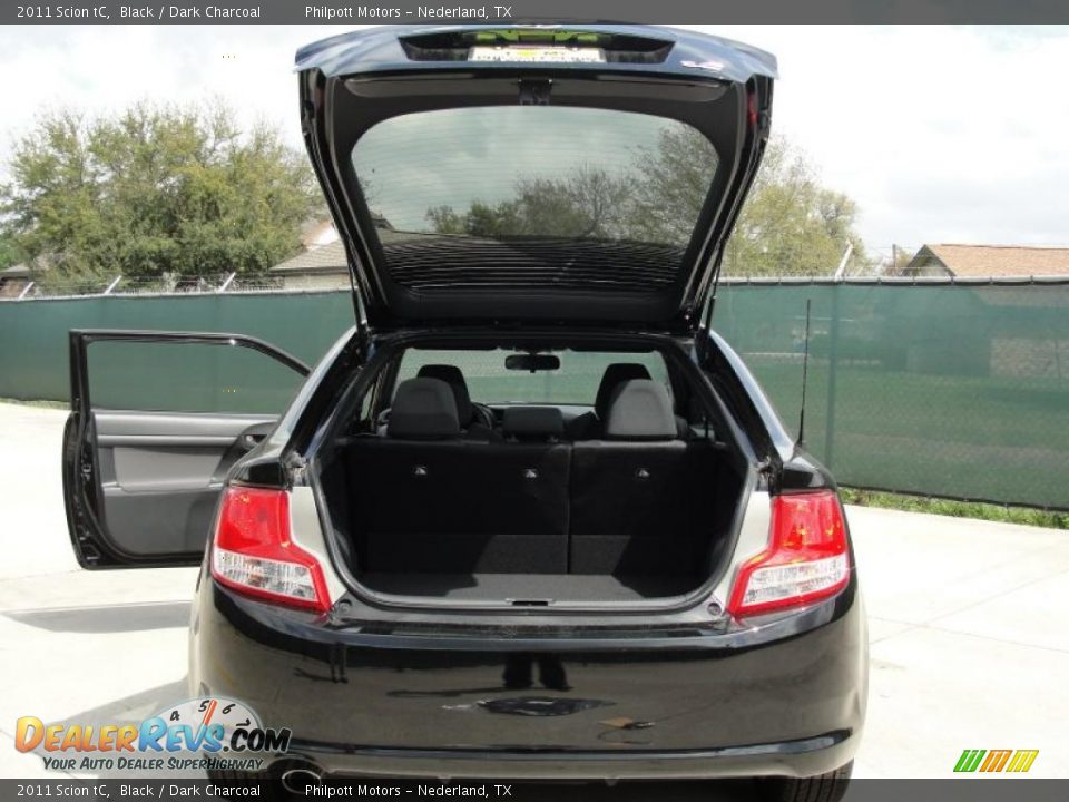 2011 Scion tC Black / Dark Charcoal Photo #19