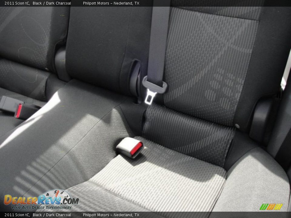 2011 Scion tC Black / Dark Charcoal Photo #23