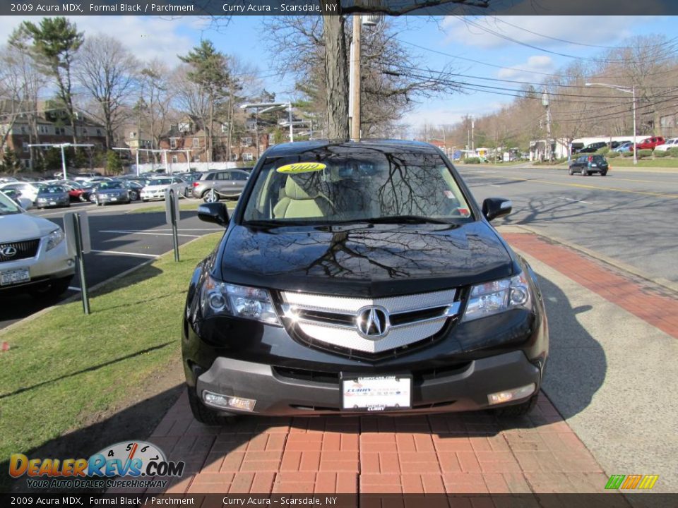 2009 Acura MDX Formal Black / Parchment Photo #2