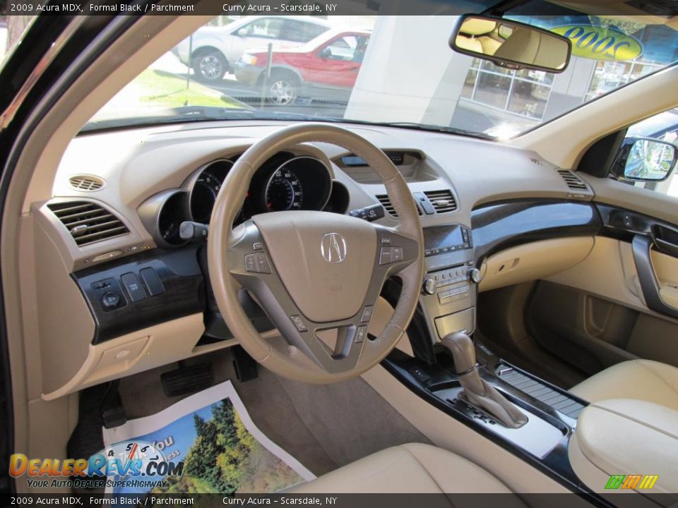 Parchment Interior - 2009 Acura MDX  Photo #13