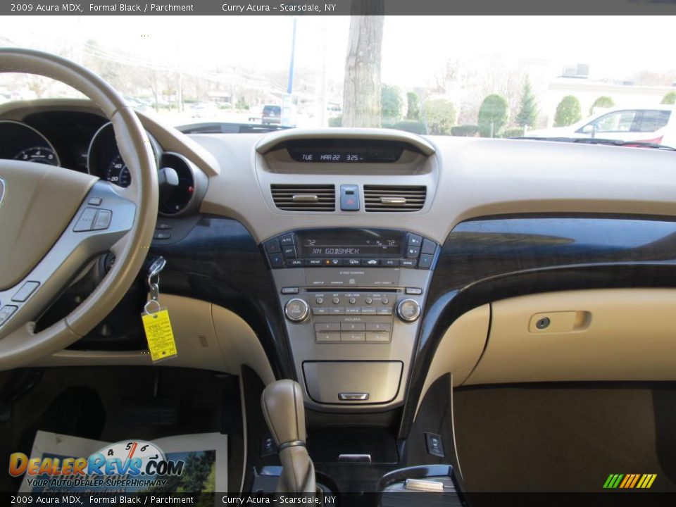 2009 Acura MDX Formal Black / Parchment Photo #16