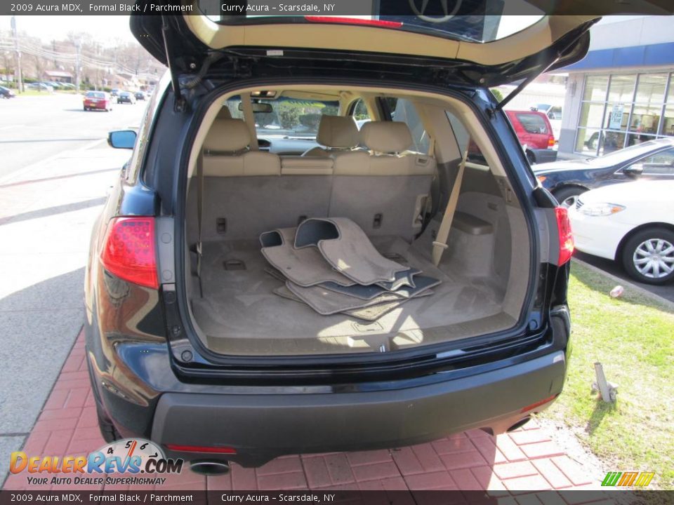 2009 Acura MDX Formal Black / Parchment Photo #23