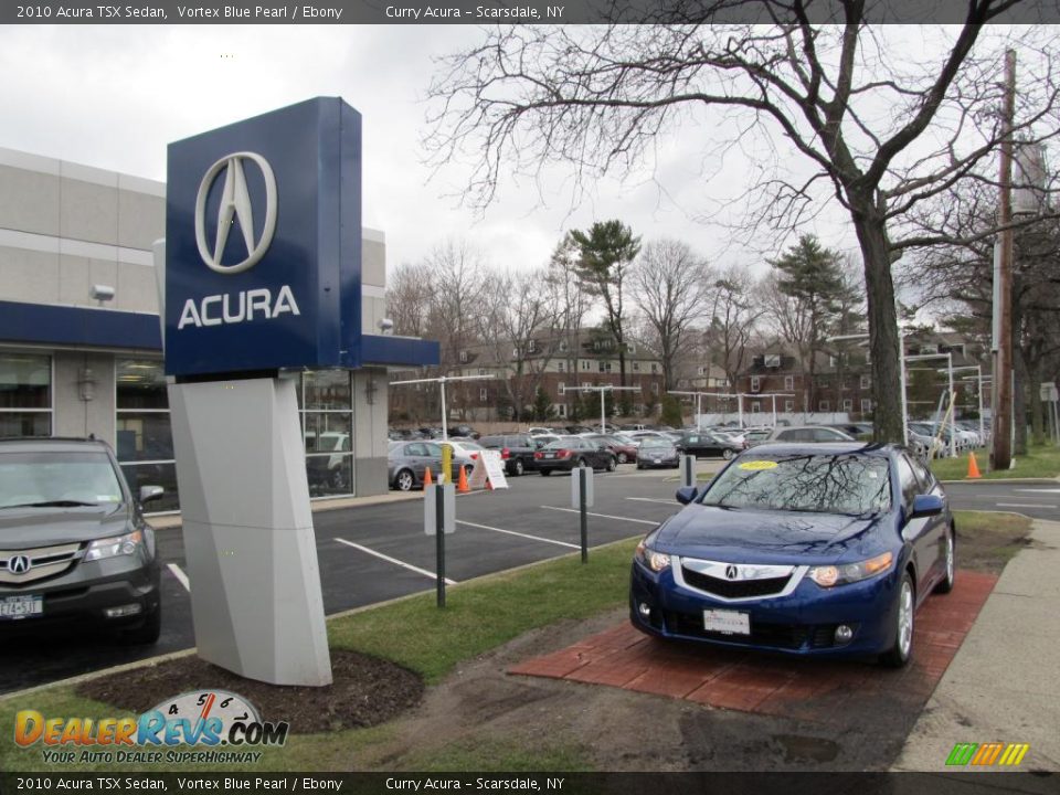 2010 Acura TSX Sedan Vortex Blue Pearl / Ebony Photo #4