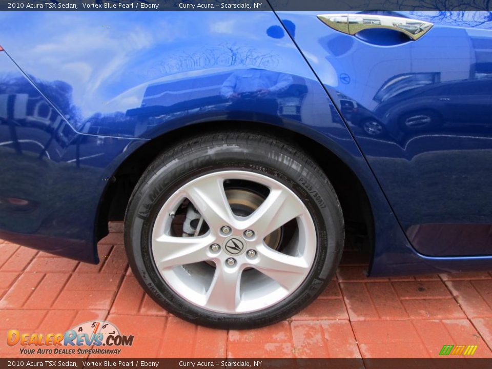 2010 Acura TSX Sedan Vortex Blue Pearl / Ebony Photo #10