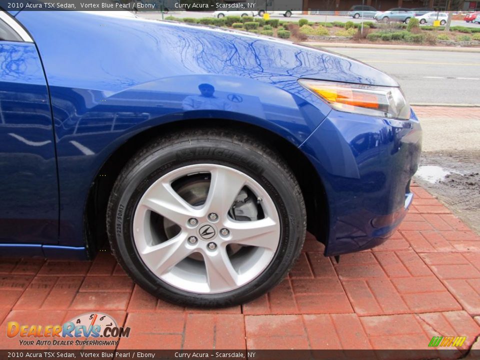 2010 Acura TSX Sedan Vortex Blue Pearl / Ebony Photo #11