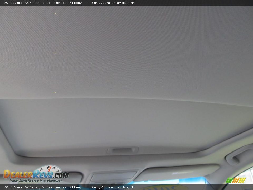 2010 Acura TSX Sedan Vortex Blue Pearl / Ebony Photo #17