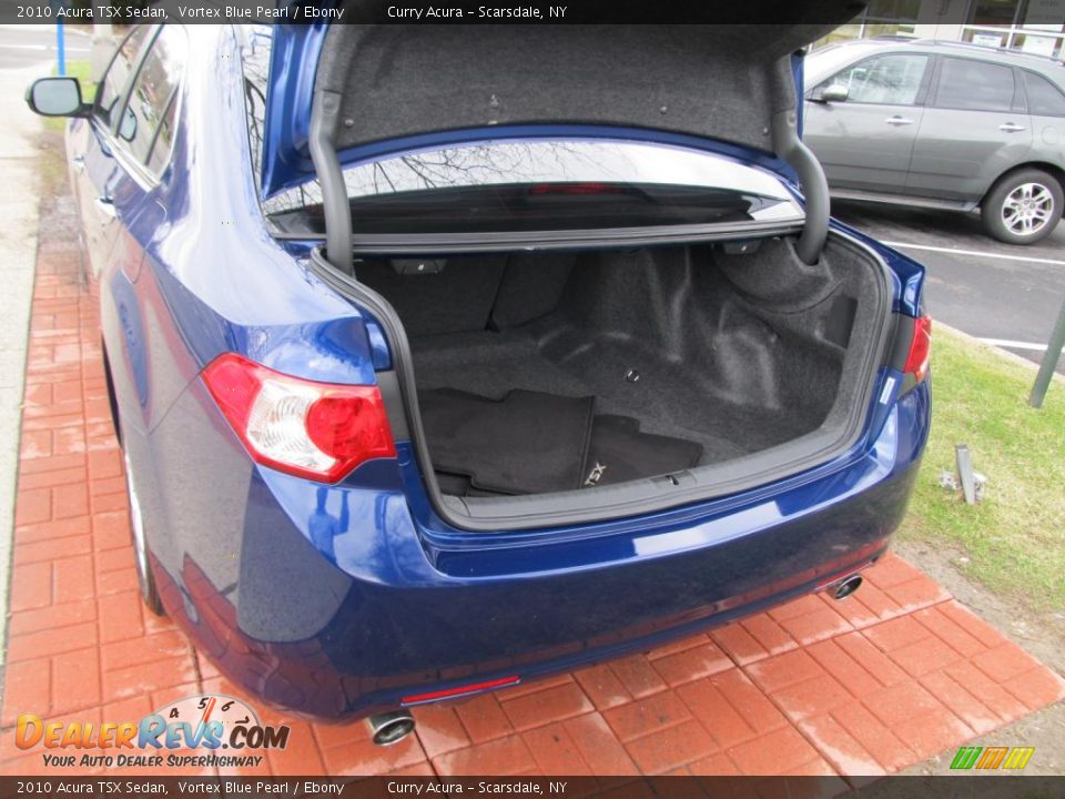 2010 Acura TSX Sedan Vortex Blue Pearl / Ebony Photo #22