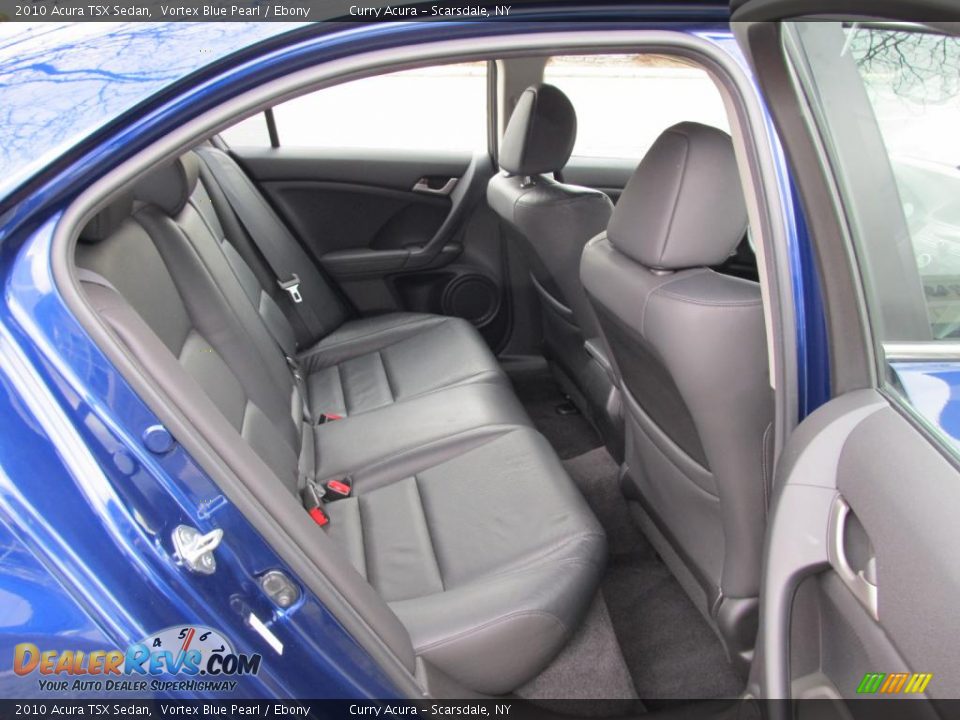 2010 Acura TSX Sedan Vortex Blue Pearl / Ebony Photo #23