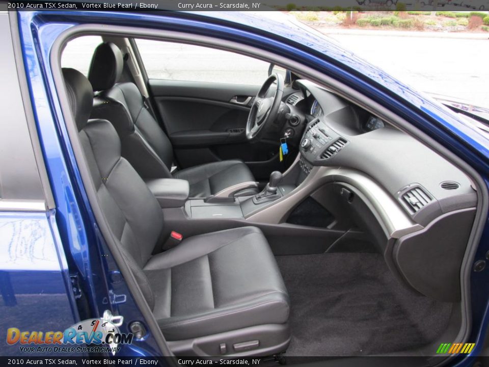 2010 Acura TSX Sedan Vortex Blue Pearl / Ebony Photo #24