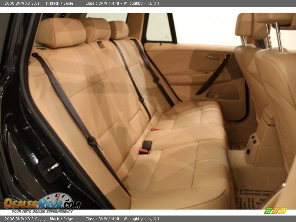 Beige Interior - 2008 BMW X3 3.0si Photo #15