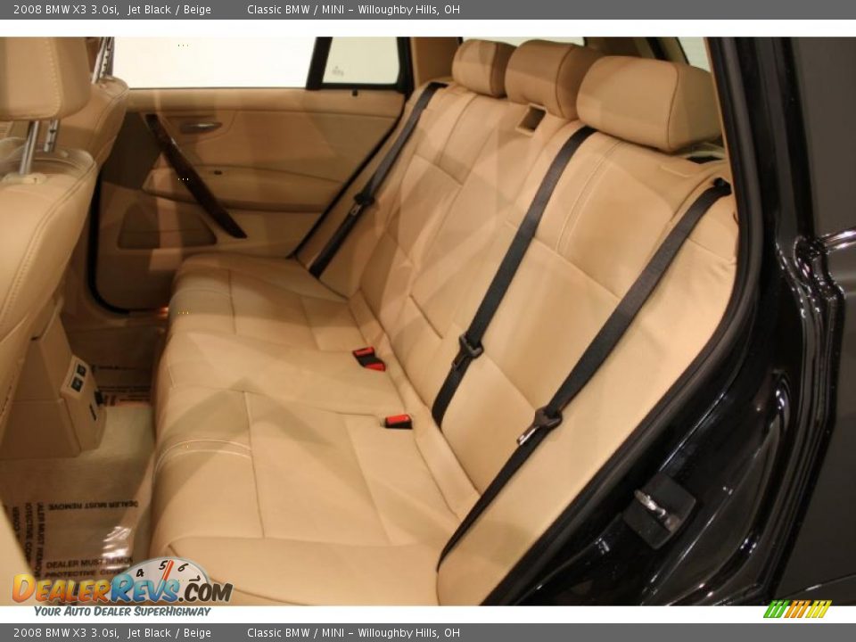 Beige Interior - 2008 BMW X3 3.0si Photo #16