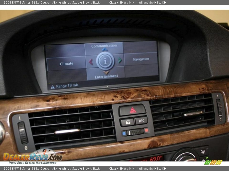 2008 BMW 3 Series 328xi Coupe Alpine White / Saddle Brown/Black Photo #11