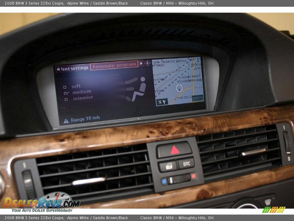 2008 BMW 3 Series 328xi Coupe Alpine White / Saddle Brown/Black Photo #12