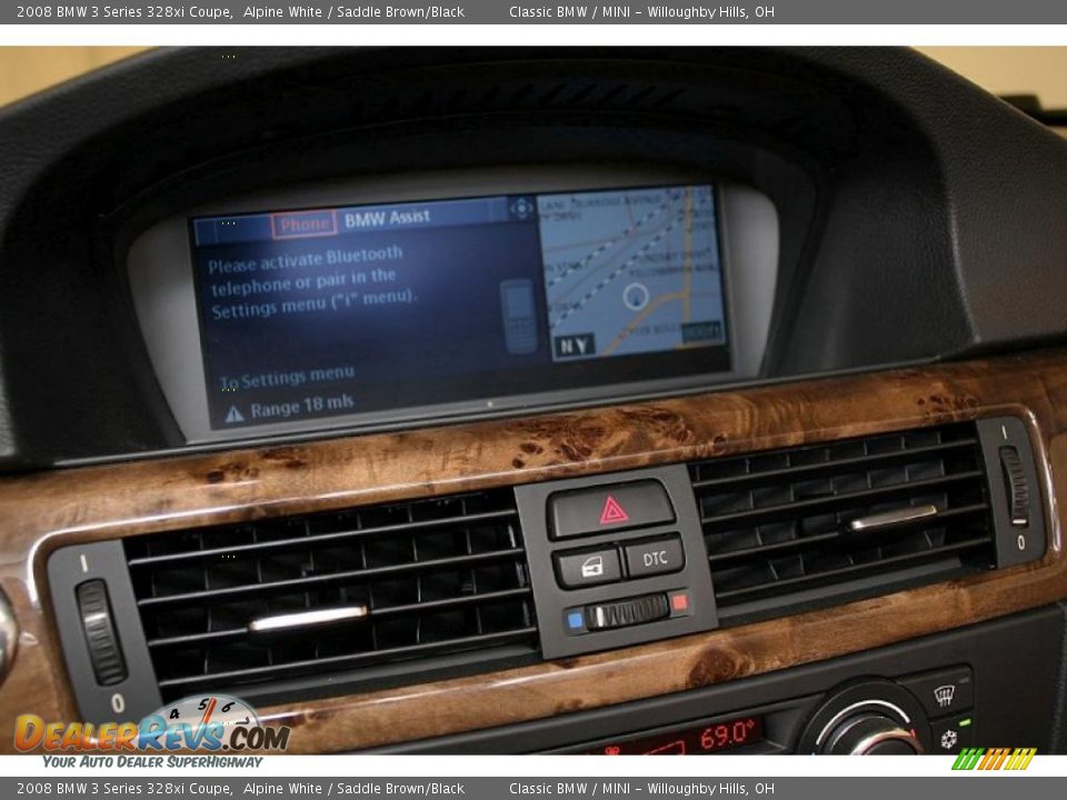 2008 BMW 3 Series 328xi Coupe Alpine White / Saddle Brown/Black Photo #13
