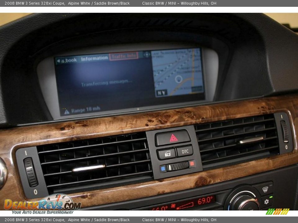 2008 BMW 3 Series 328xi Coupe Alpine White / Saddle Brown/Black Photo #14