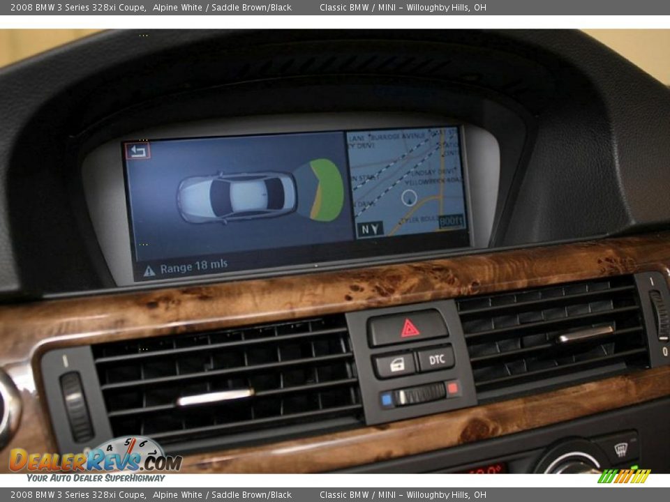 2008 BMW 3 Series 328xi Coupe Alpine White / Saddle Brown/Black Photo #16
