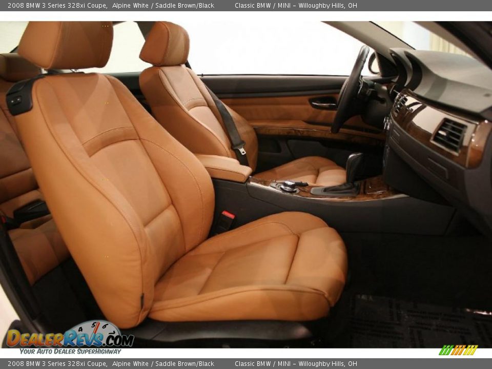 Saddle Brown/Black Interior - 2008 BMW 3 Series 328xi Coupe Photo #20