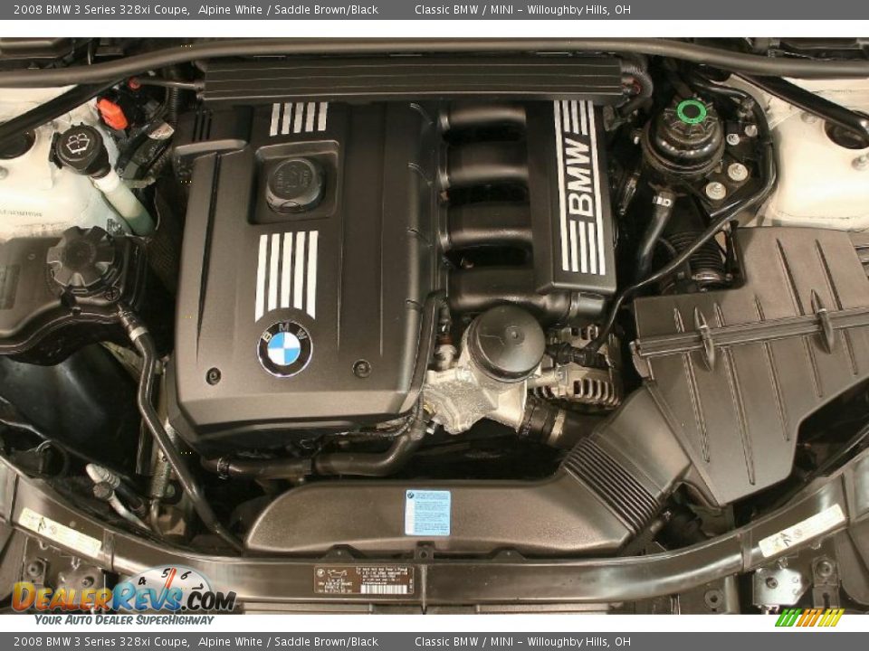 2008 BMW 3 Series 328xi Coupe 3.0L DOHC 24V VVT Inline 6 Cylinder Engine Photo #25