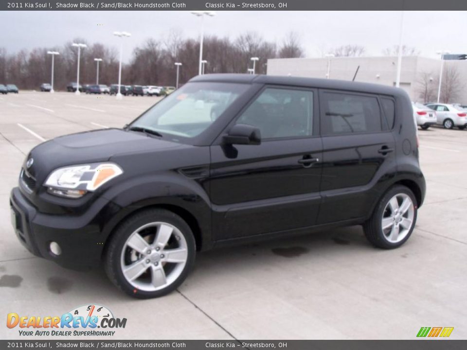 2011 Kia Soul ! Shadow Black / Sand/Black Houndstooth Cloth Photo #3