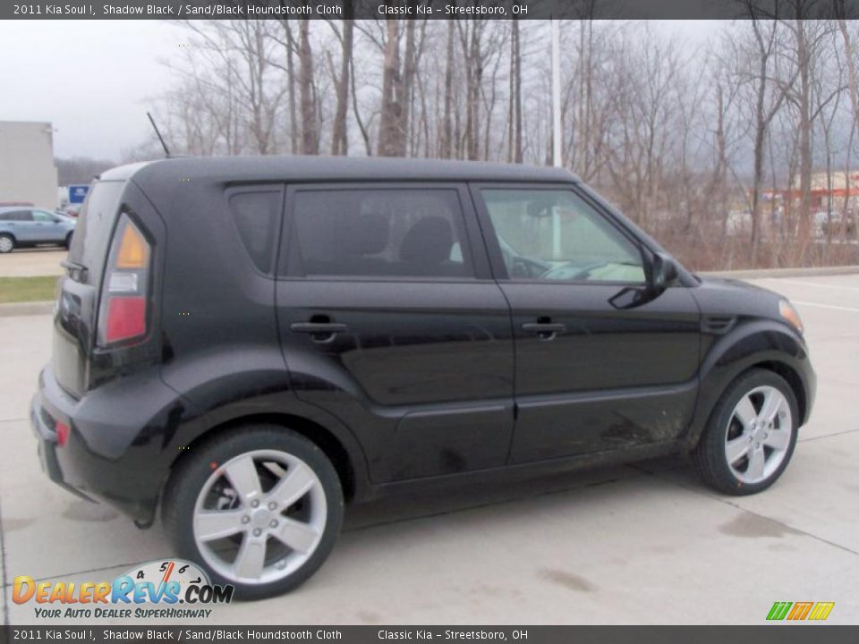 2011 Kia Soul ! Shadow Black / Sand/Black Houndstooth Cloth Photo #6