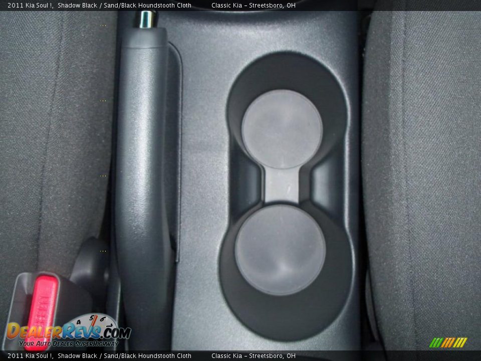 2011 Kia Soul ! Shadow Black / Sand/Black Houndstooth Cloth Photo #26
