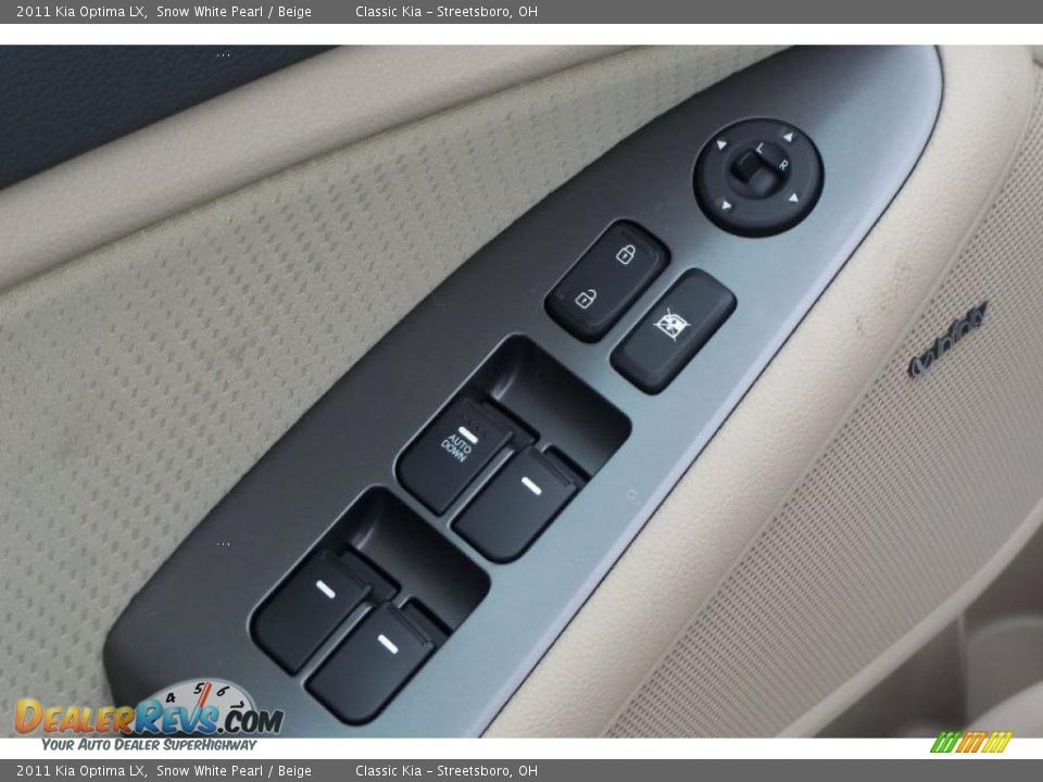 2011 Kia Optima LX Snow White Pearl / Beige Photo #7