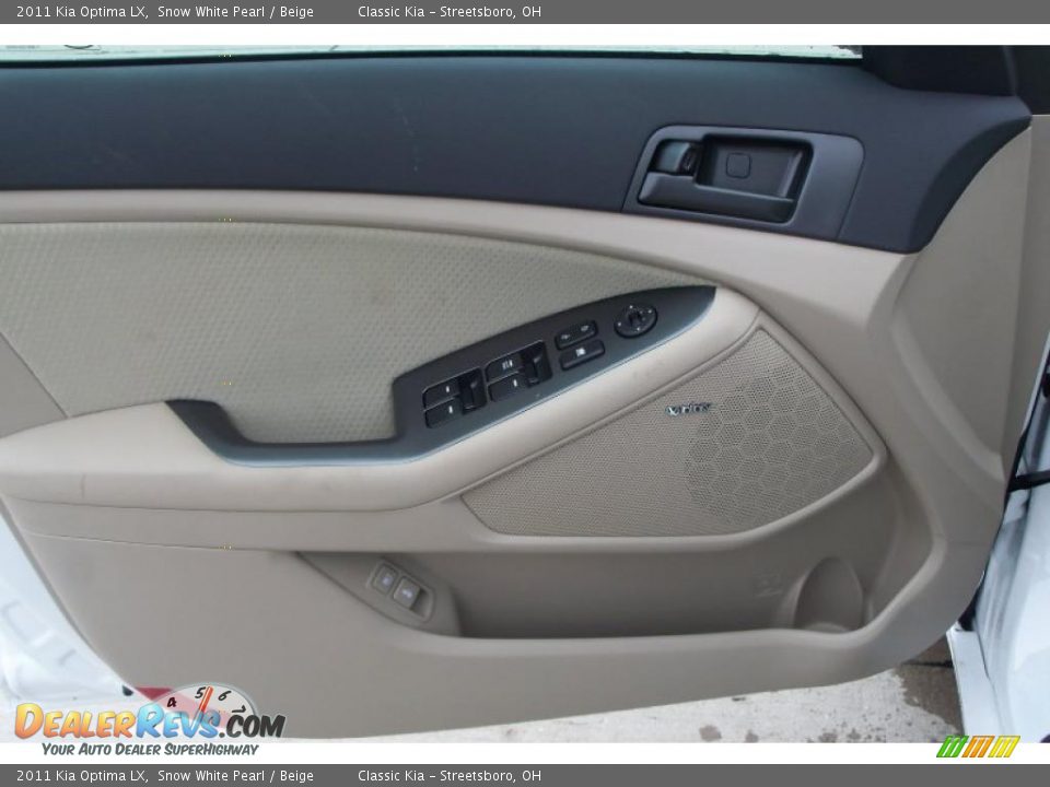 2011 Kia Optima LX Snow White Pearl / Beige Photo #8