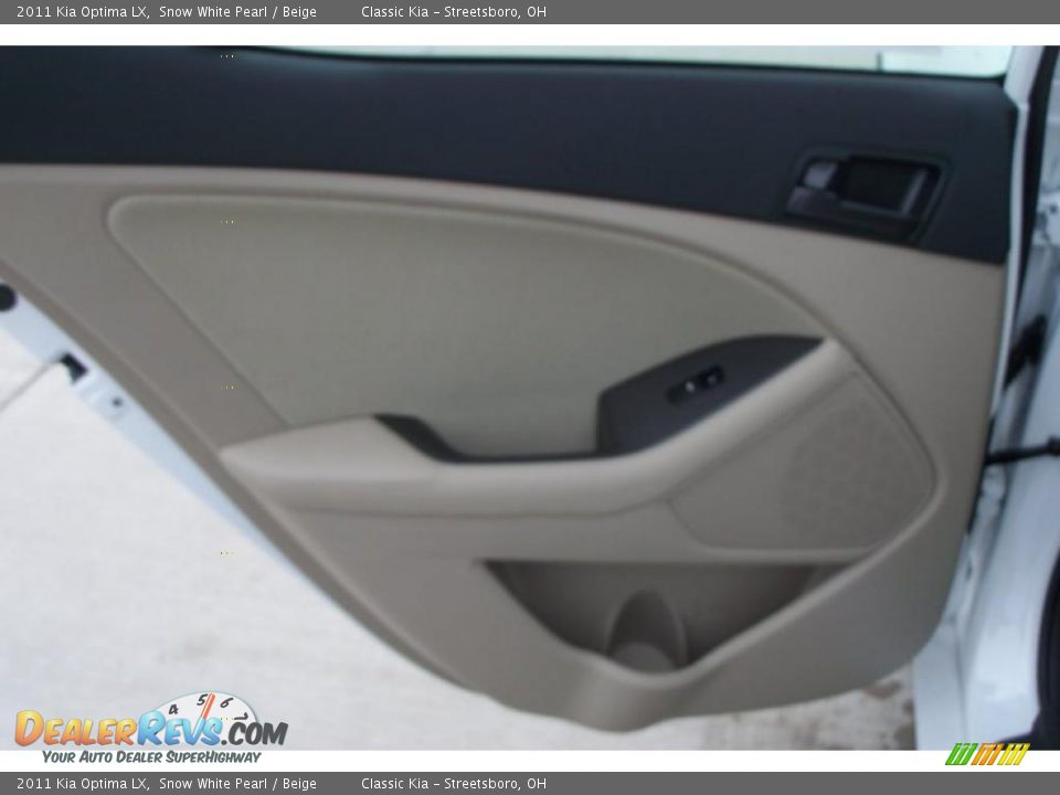 2011 Kia Optima LX Snow White Pearl / Beige Photo #9