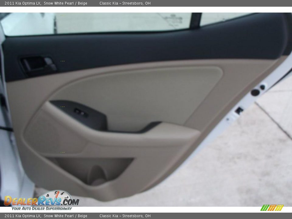 2011 Kia Optima LX Snow White Pearl / Beige Photo #11