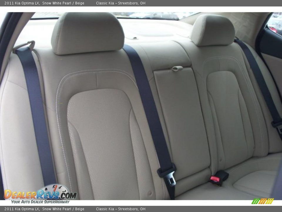 2011 Kia Optima LX Snow White Pearl / Beige Photo #14